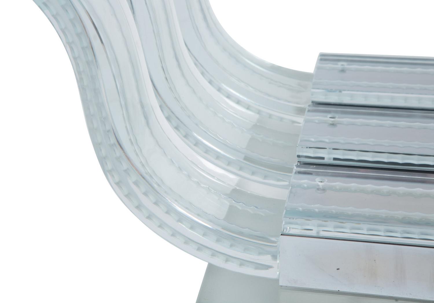 A Lalique Perles d'Eau Cocktail Table