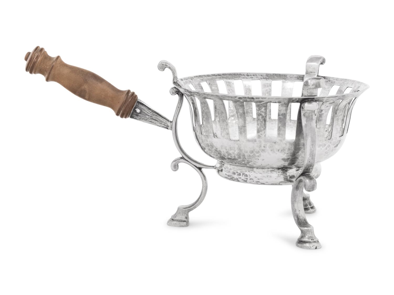 A Georgian Silver Brazier