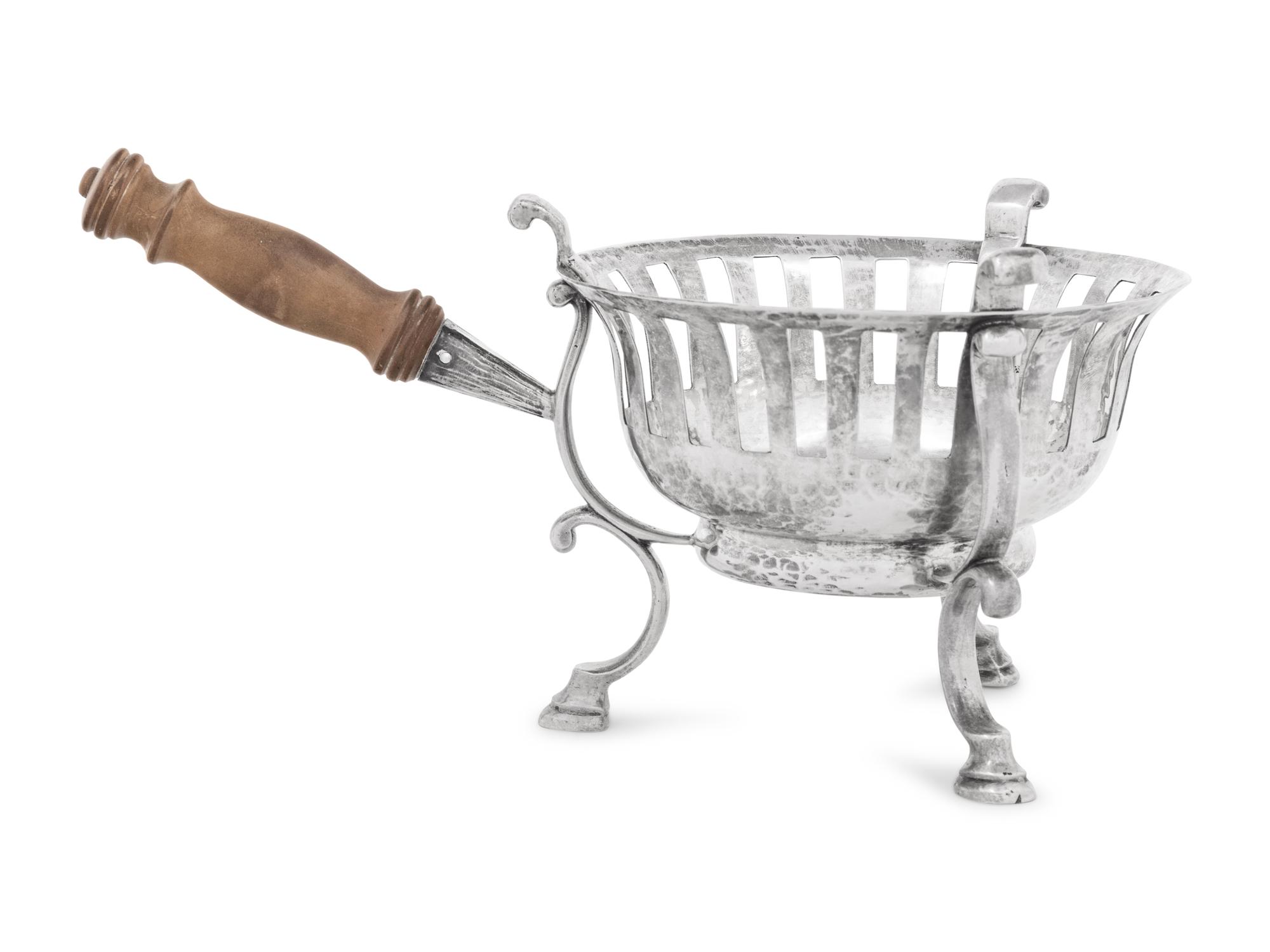 A Georgian Silver Brazier