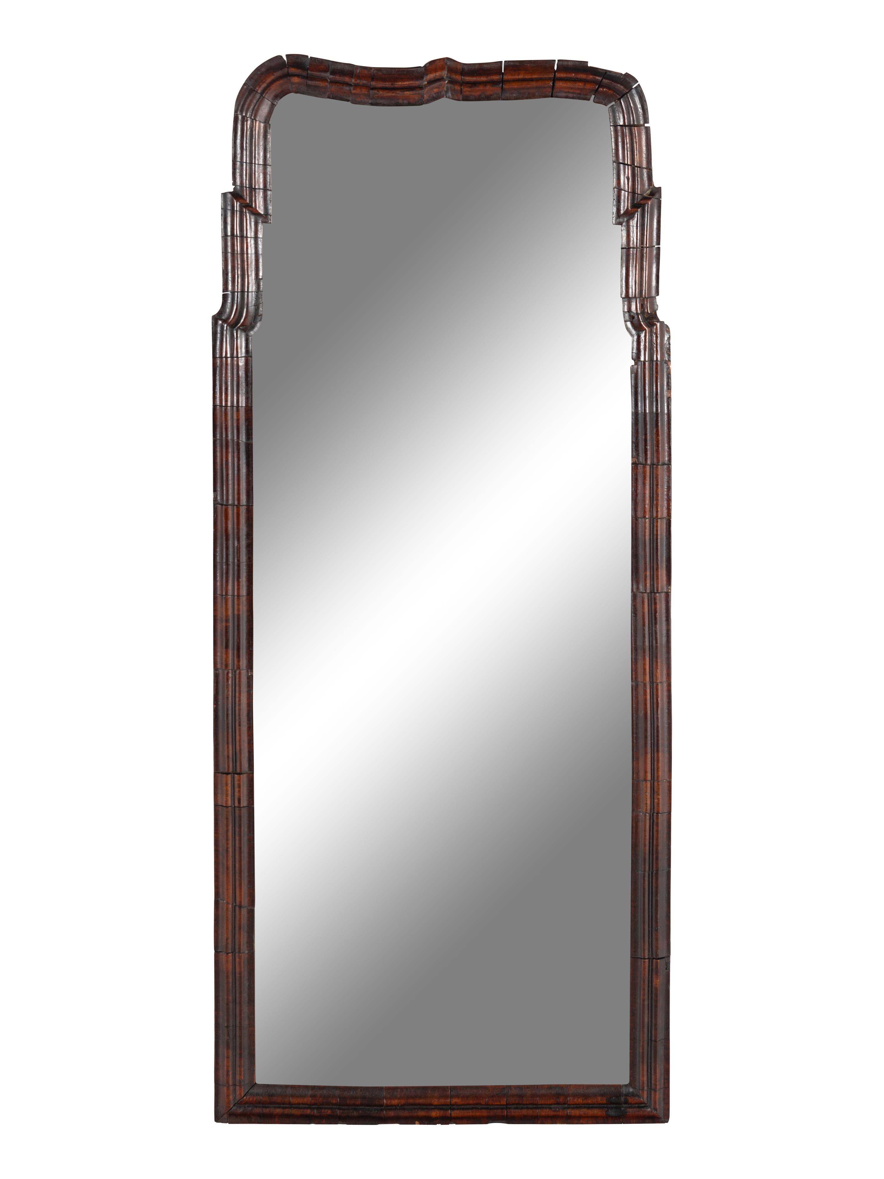 A Queen Anne Walnut Mirror