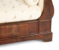 A Louis Philippe Walnut Daybed