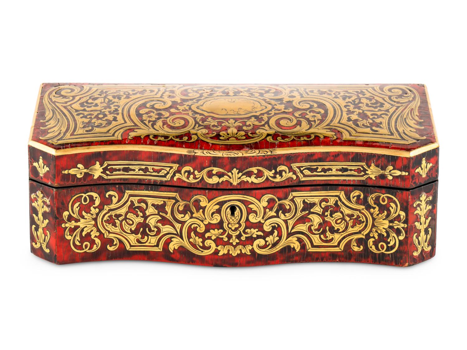 A Boulle Marquetry Table Casket