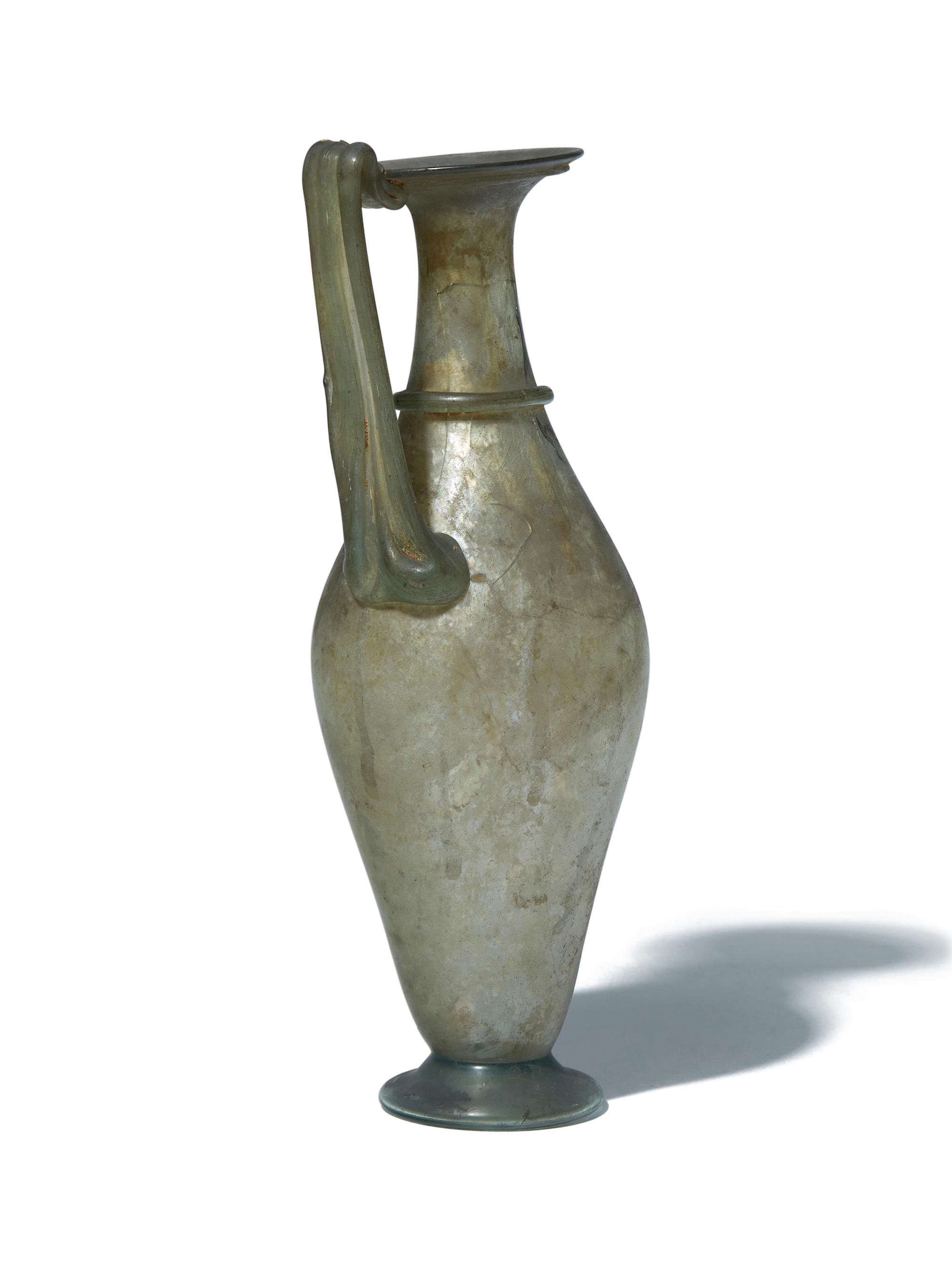 An Eastern Mediterranean Glass Ewer