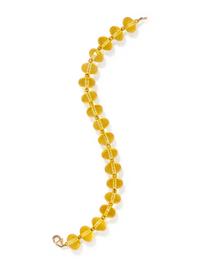 CITRINE BEAD BRACELET
