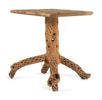 A Pair of American Cholla Wood End Tables