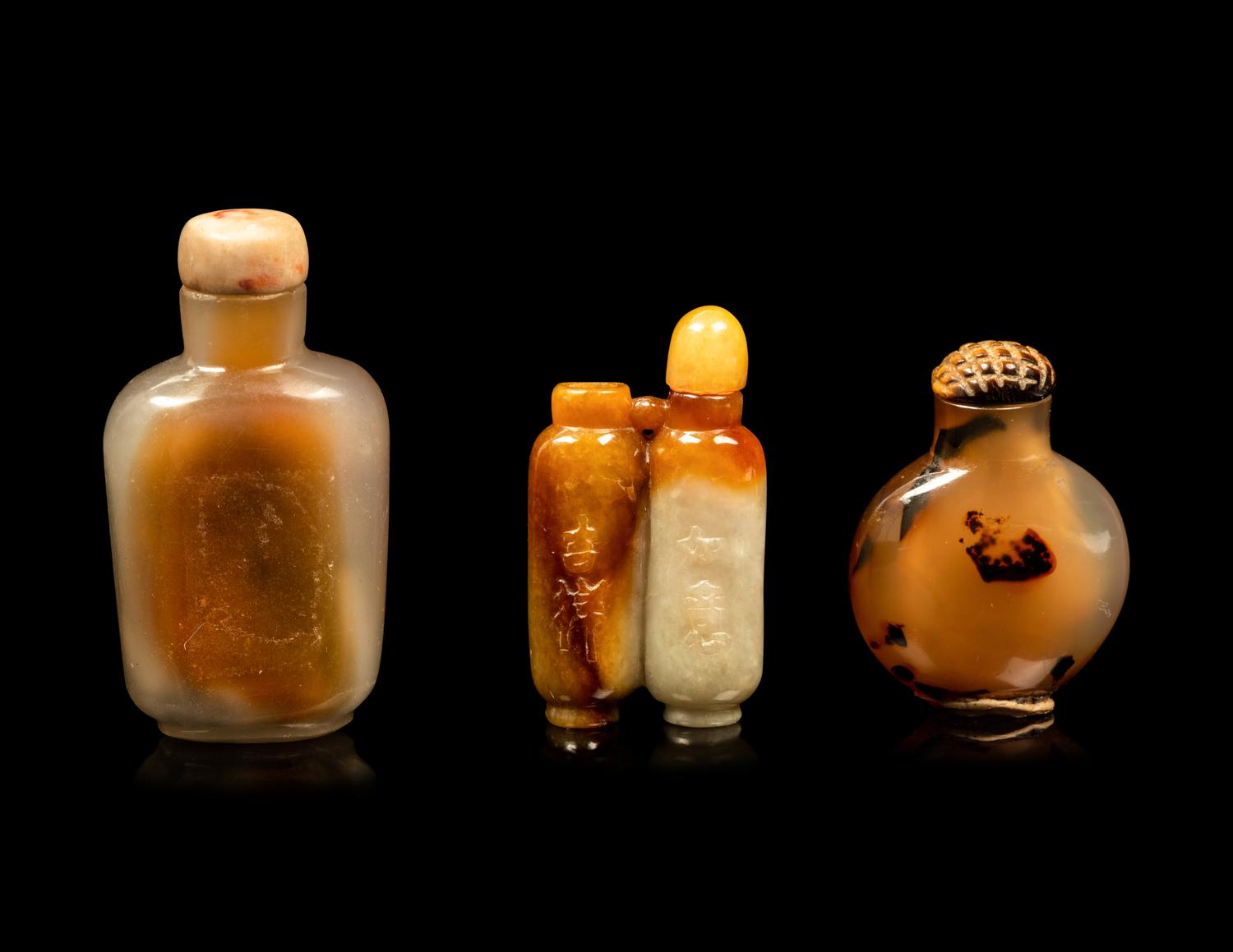 Five Chinese Snuff Bottles