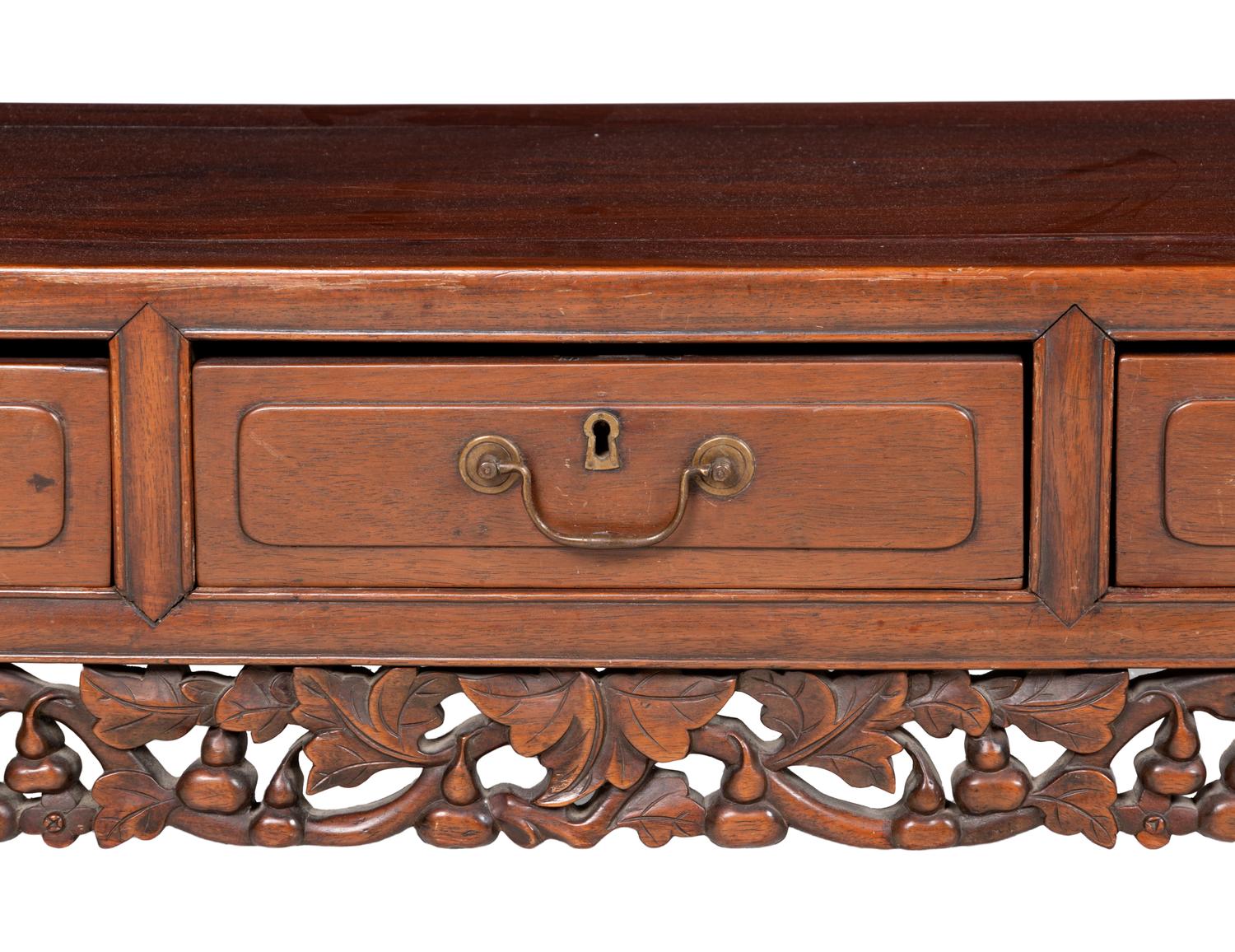 A Chinese Export Hardwood Low Table