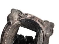 A Southwestern Silver and Leather Belt