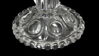 A Set of Four Baccarat Glass Hurricane Lamps