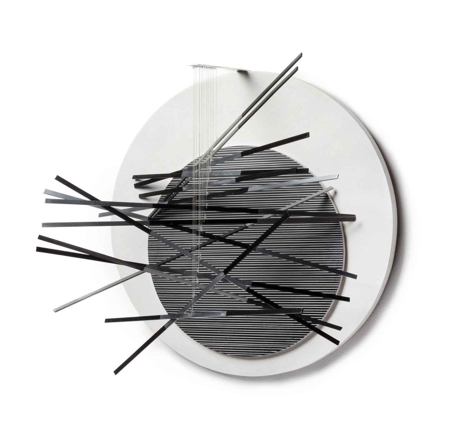Jesus Rafael Soto, (Venezuelan, 1923-2005), Metal Negro y Metal, 1969