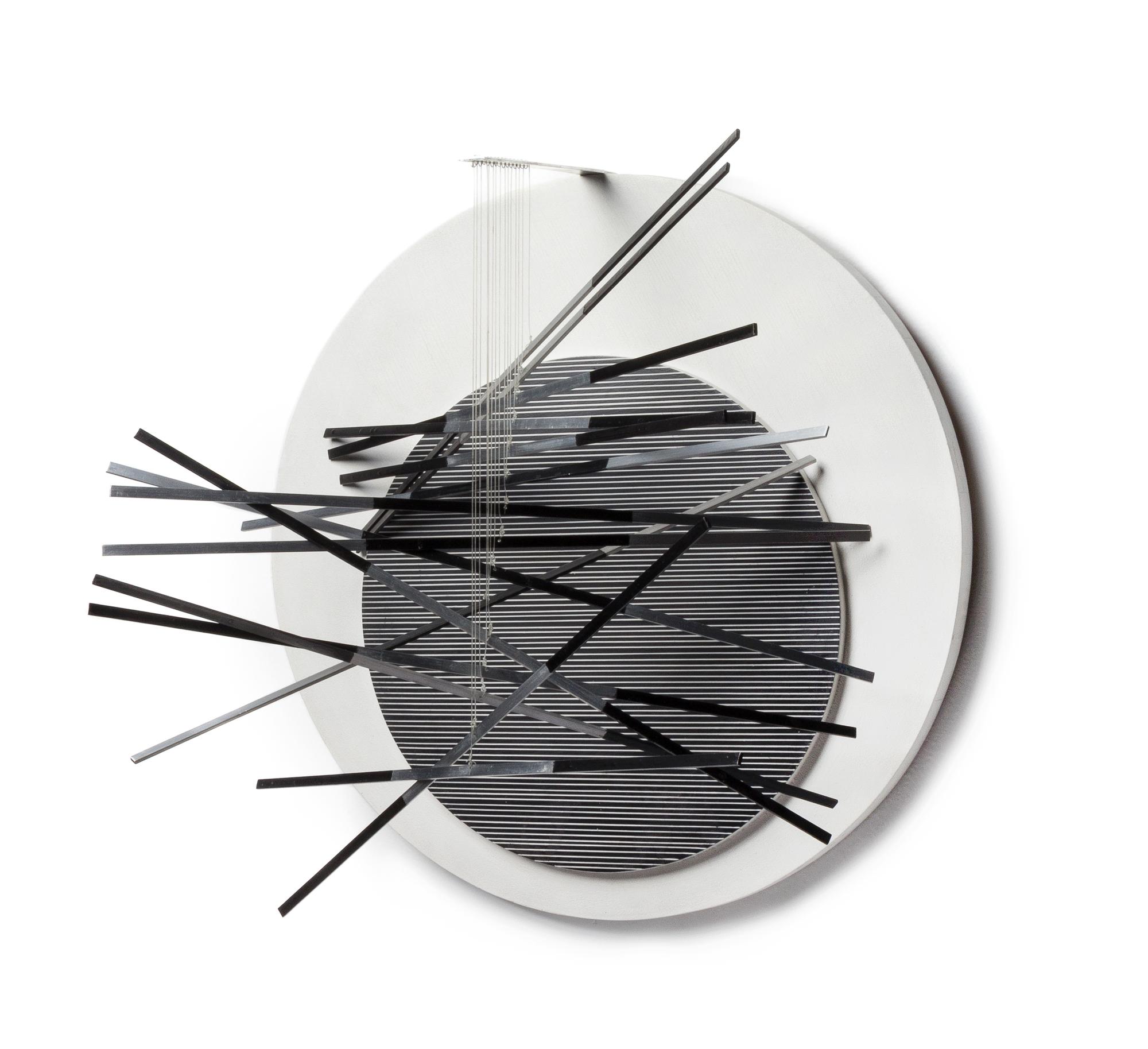 Jesus Rafael Soto, (Venezuelan, 1923-2005), Metal Negro y Metal, 1969