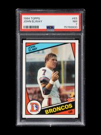 A Group of PSA Graded Hall of Fame Football Rookie Cards Including Joe Montana, Dan Marino and John Elway,