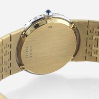 An 18K yellow gold and diamond bracelet watch, Piaget