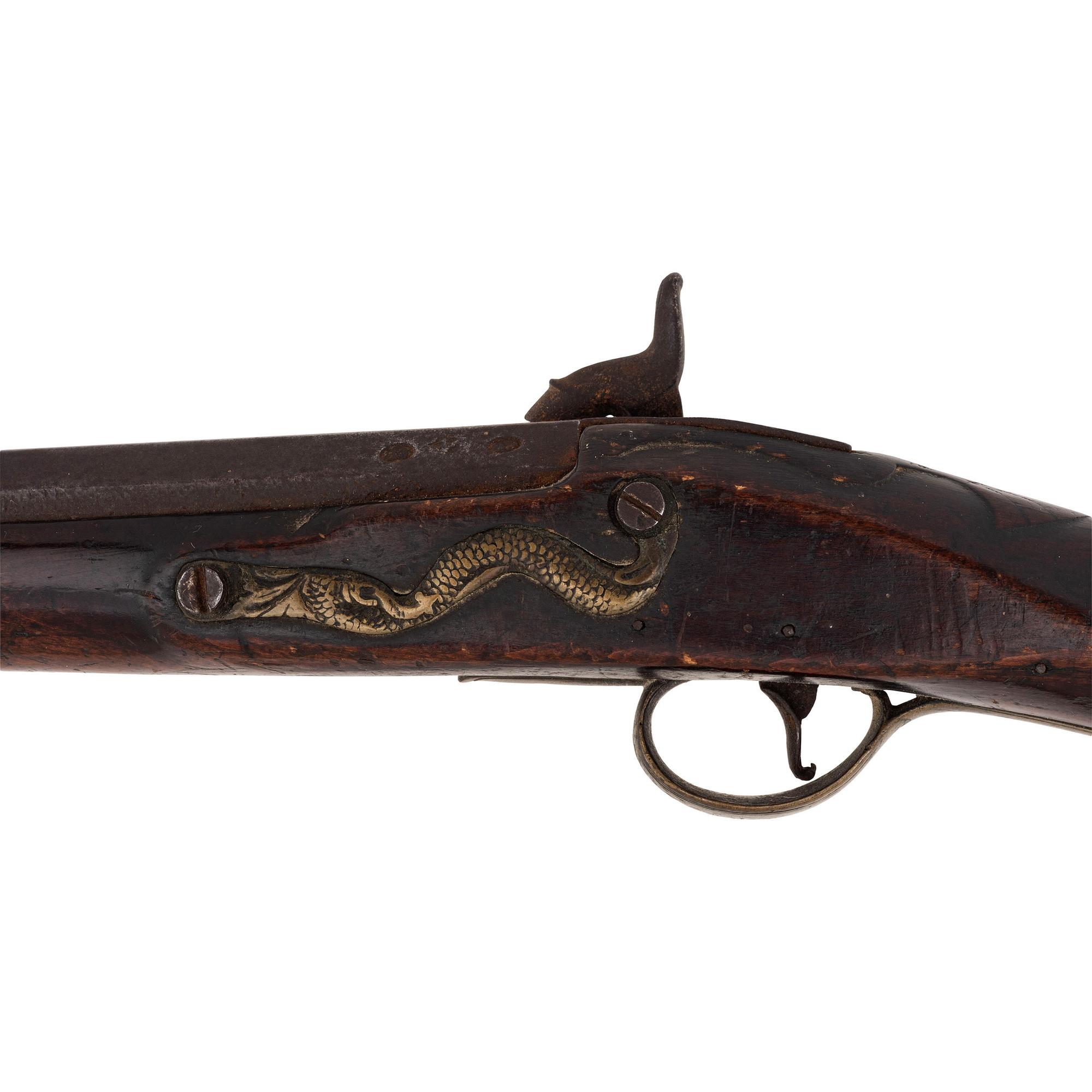 Early Production Percussion Altered Trade Gun by Wilson