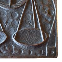 A Copper Libra Zodiac Sign 13" W x .5" D x 13" H — Italy, Mid-20th Century