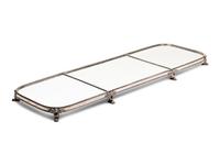 A Continental Silver-Plate Mirrored Table Plateau