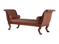 A Consulat Mahogany Lit de Repos