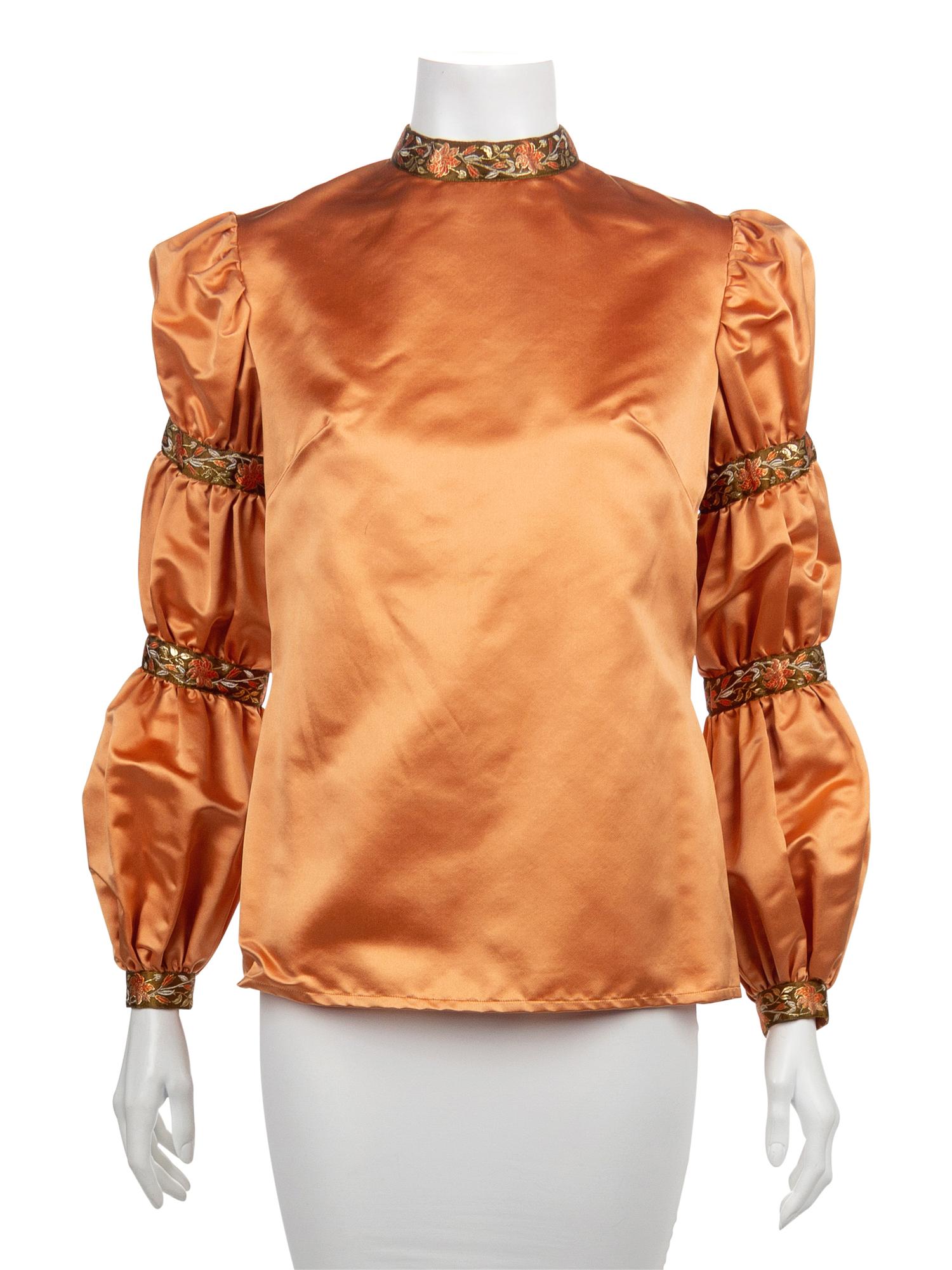 Four High Neck Blouses, Late 1960s-1980s