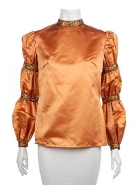 Four High Neck Blouses, Late 1960s-1980s