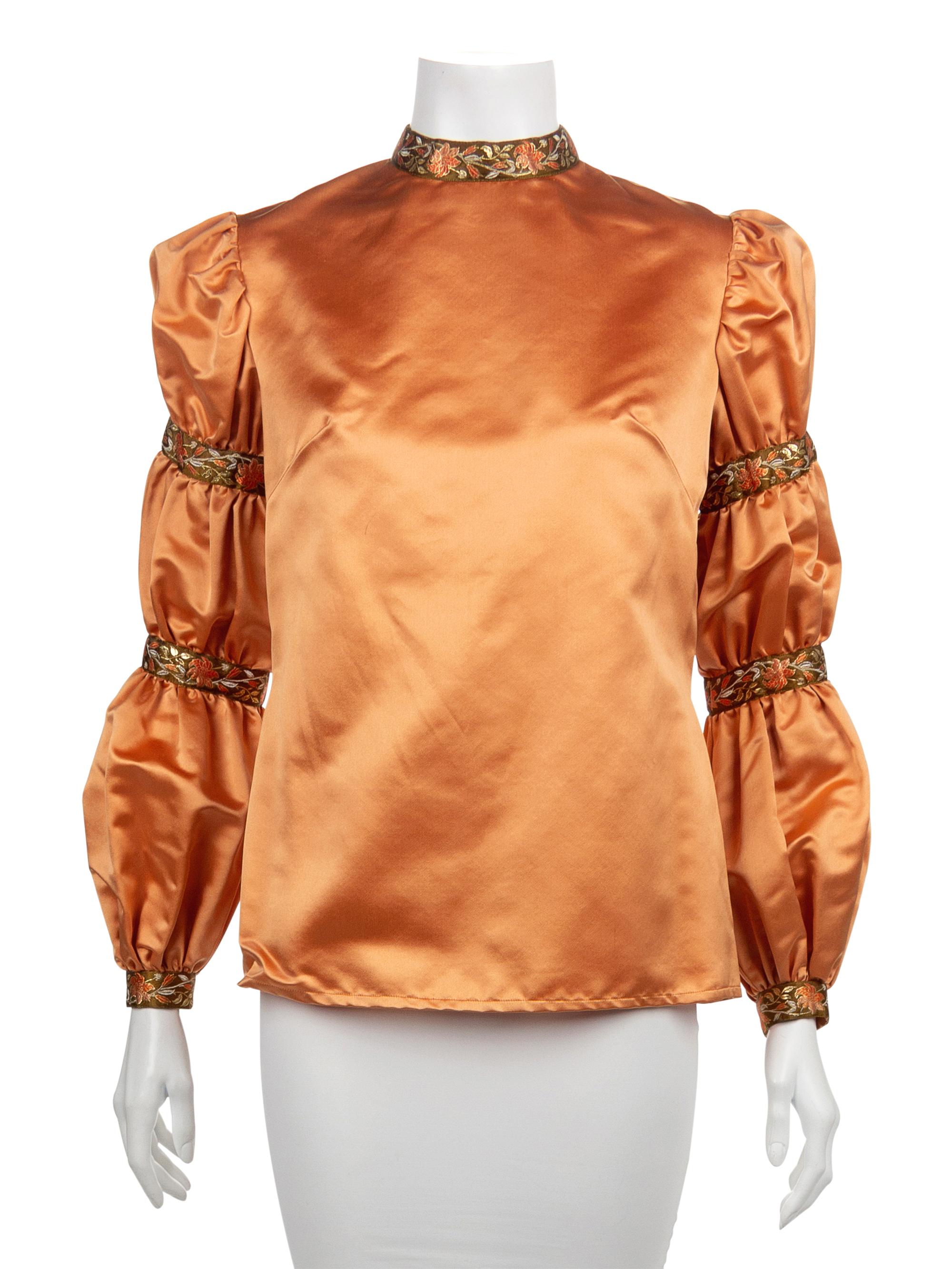 Four High Neck Blouses, Late 1960s-1980s
