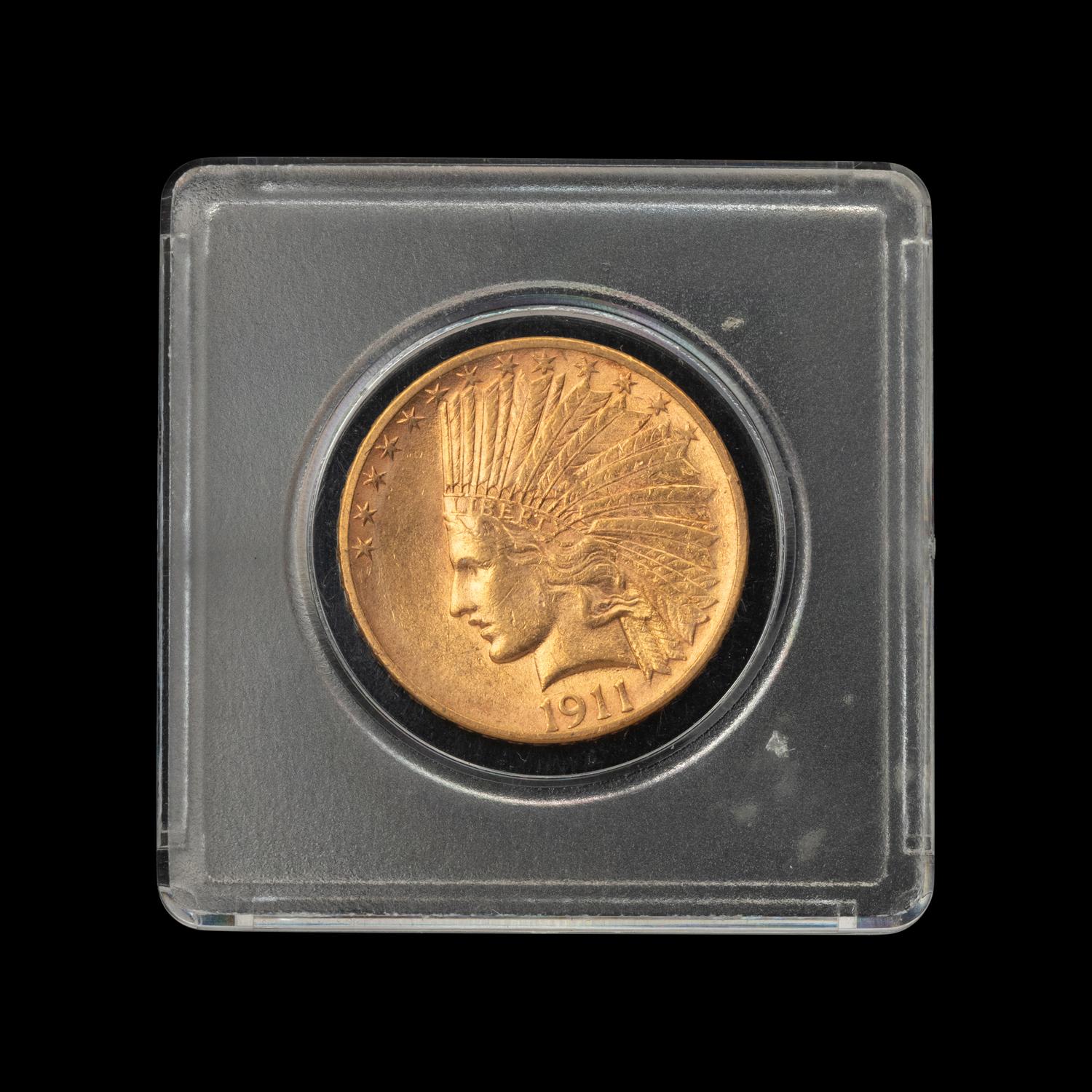 A 1911 Indian Head $10 Gold Coin