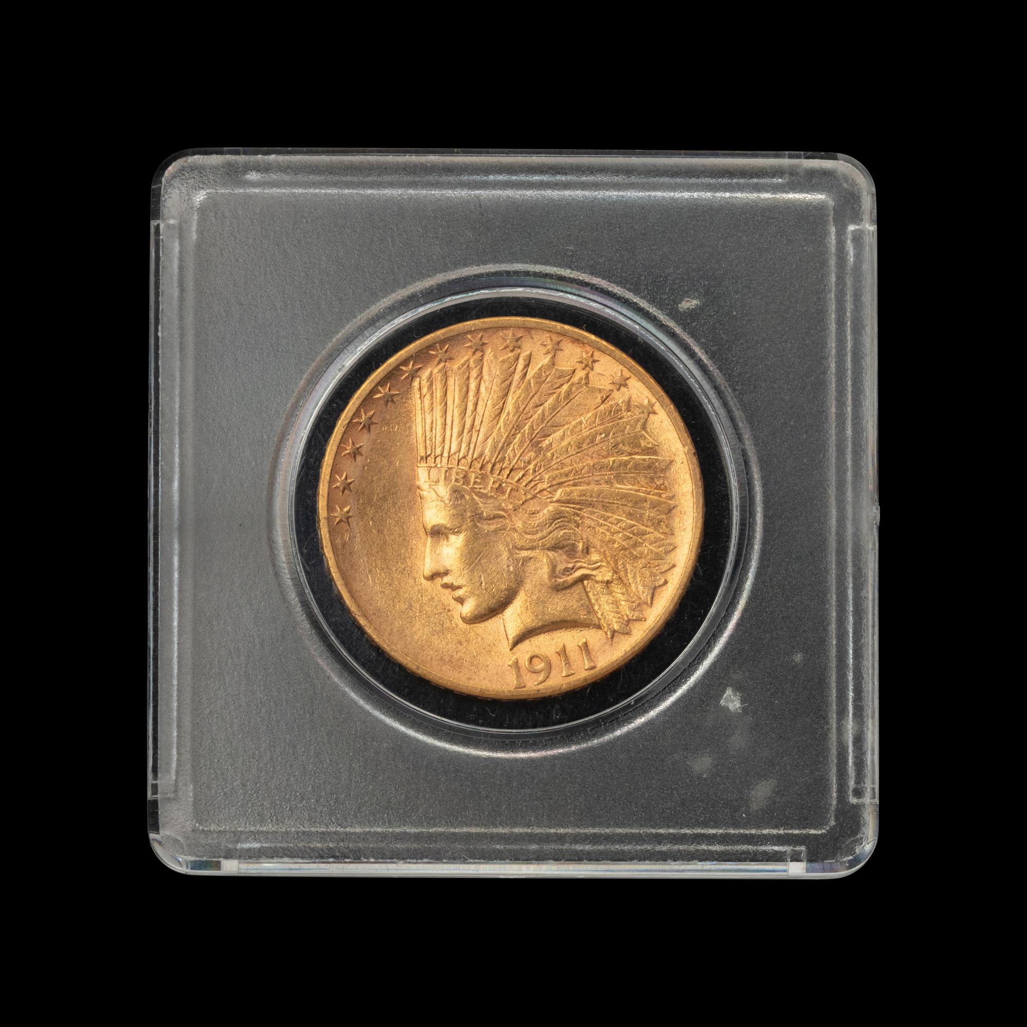 A 1911 Indian Head $10 Gold Coin