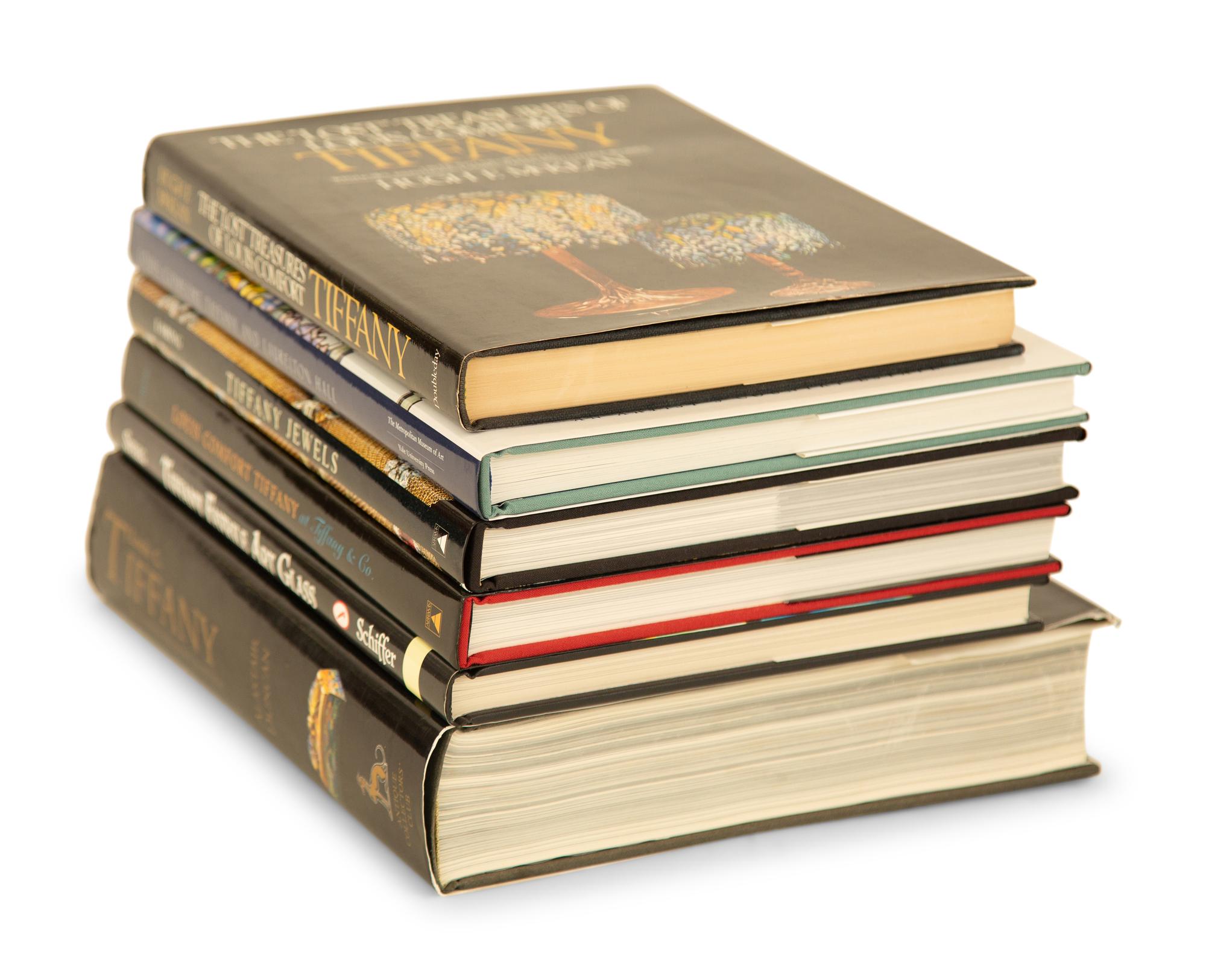 Six Coffee Table Books on Tiffany