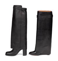Chanel & Givenchy, Two Pairs of Leather Boots