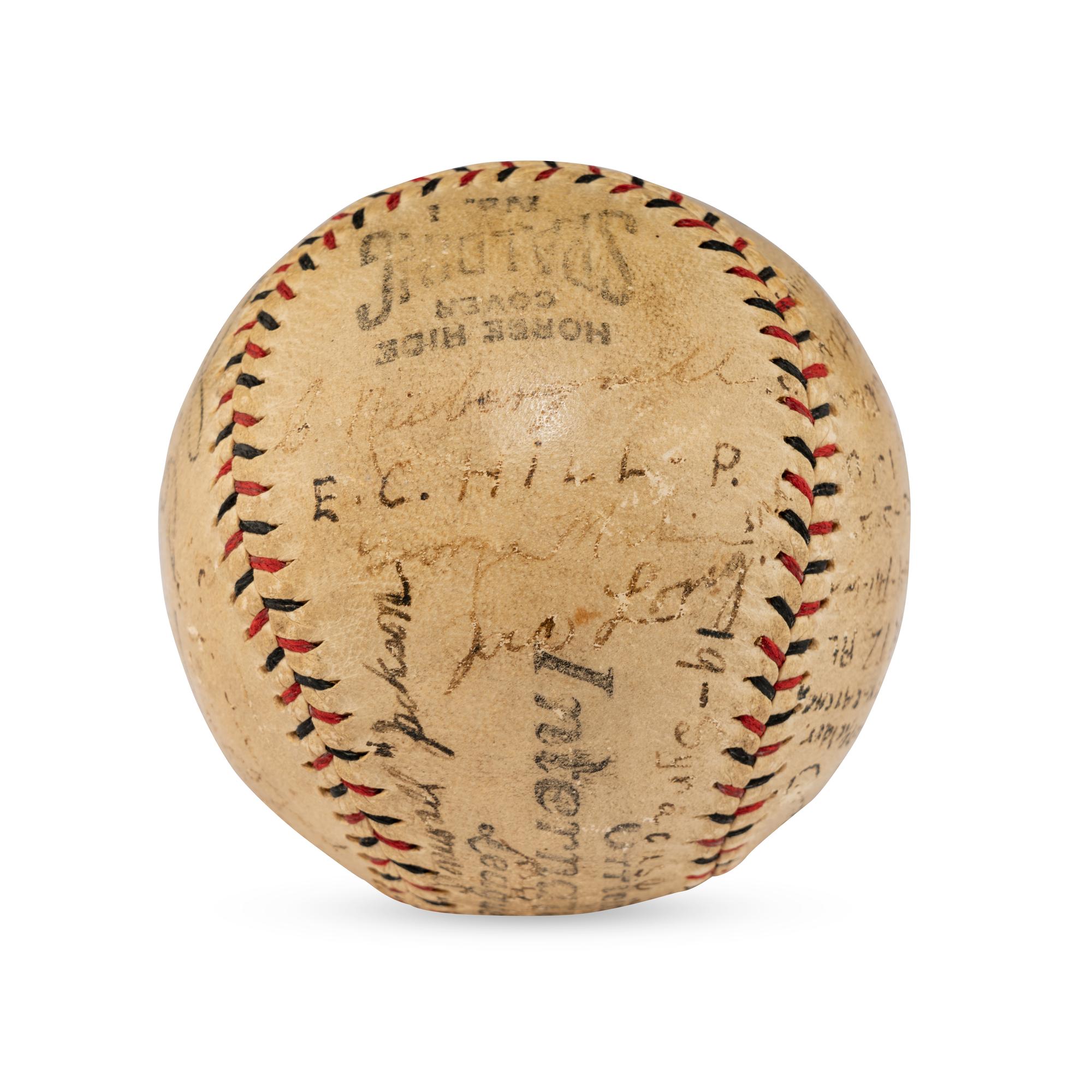 A 1923 Syracuse Stars Team Signed Autograph Baseball