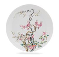 A Large Famille Rose Porcelain Charger Diameter 14 inches.