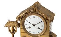 A French Gilt Bronze Mantel Clock