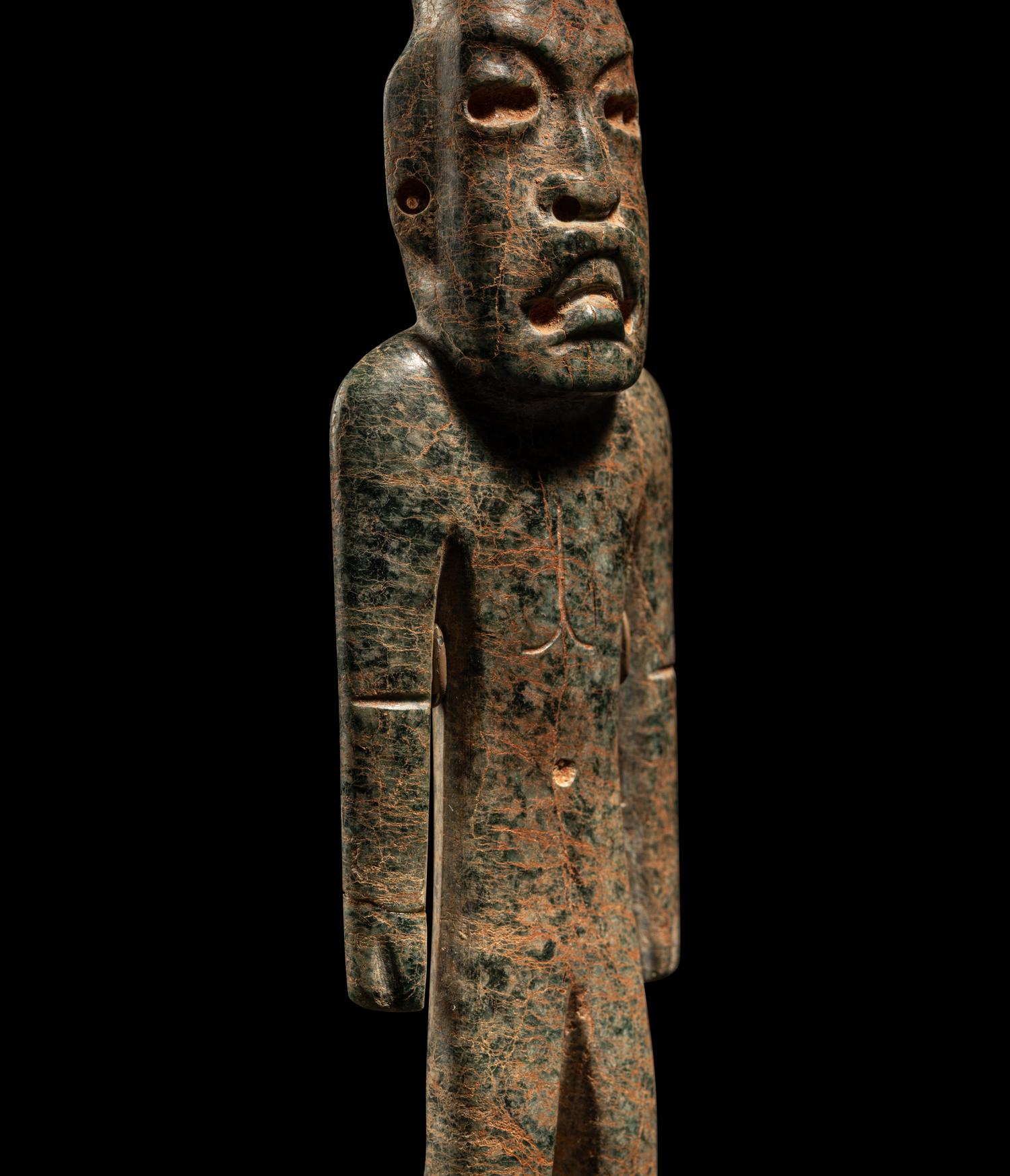 An Olmec Stone Standing Figure