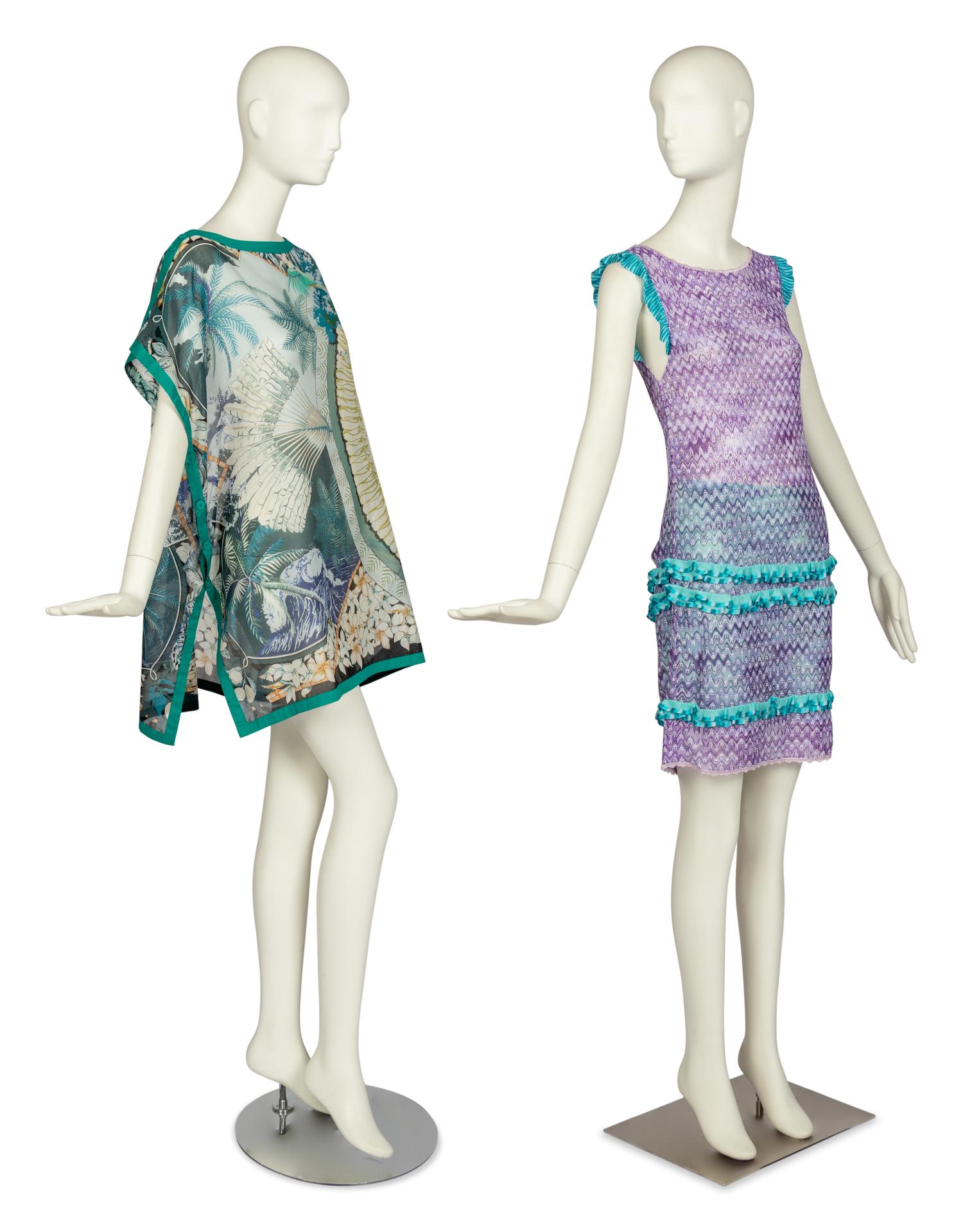 Hermès Beach Cover-up, Missoni Cover-up and Three Pucci Scarves