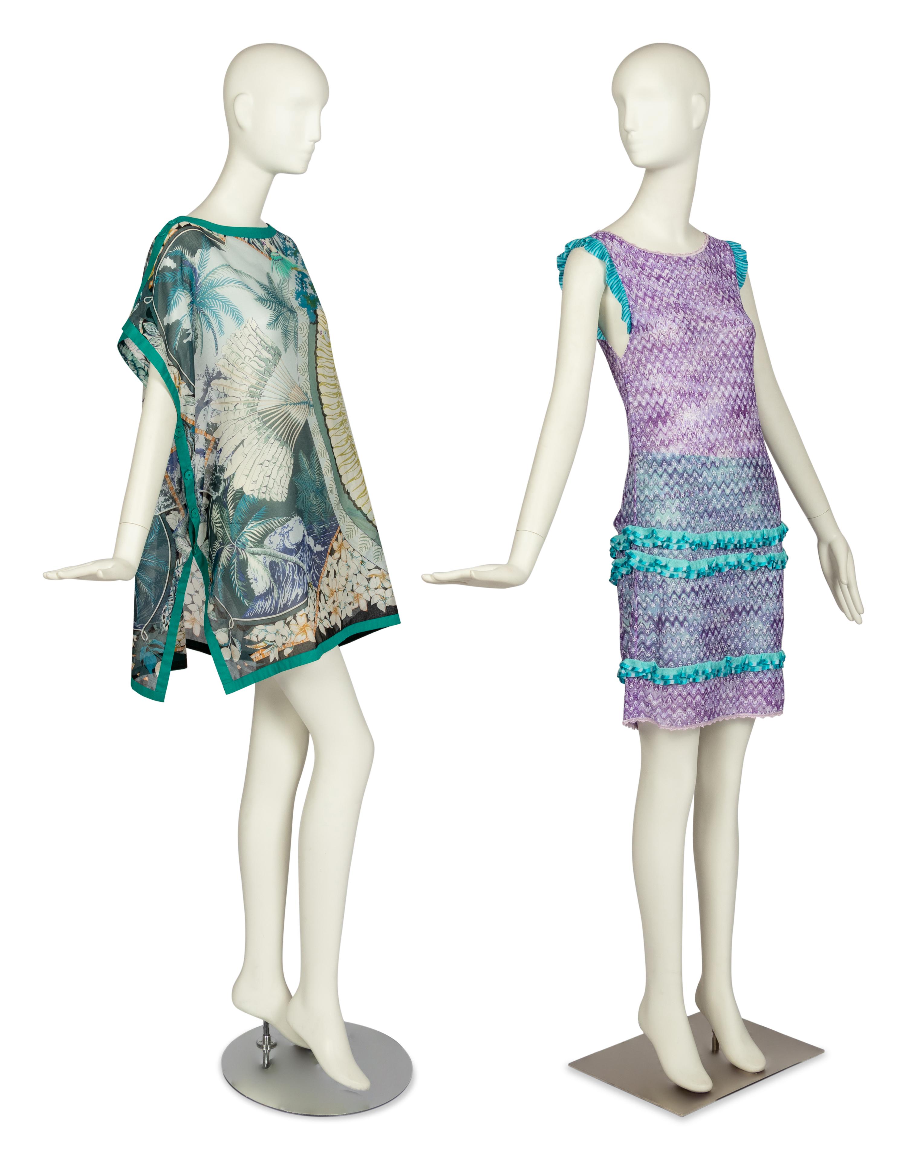 Hermès Beach Cover-up, Missoni Cover-up and Three Pucci Scarves