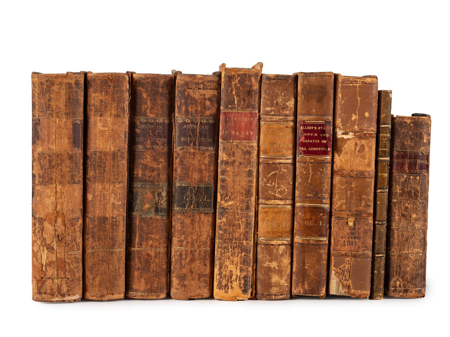 18th Century Americana [AMERICAN REVOLUTION]. A group of 6 titles, comprising: