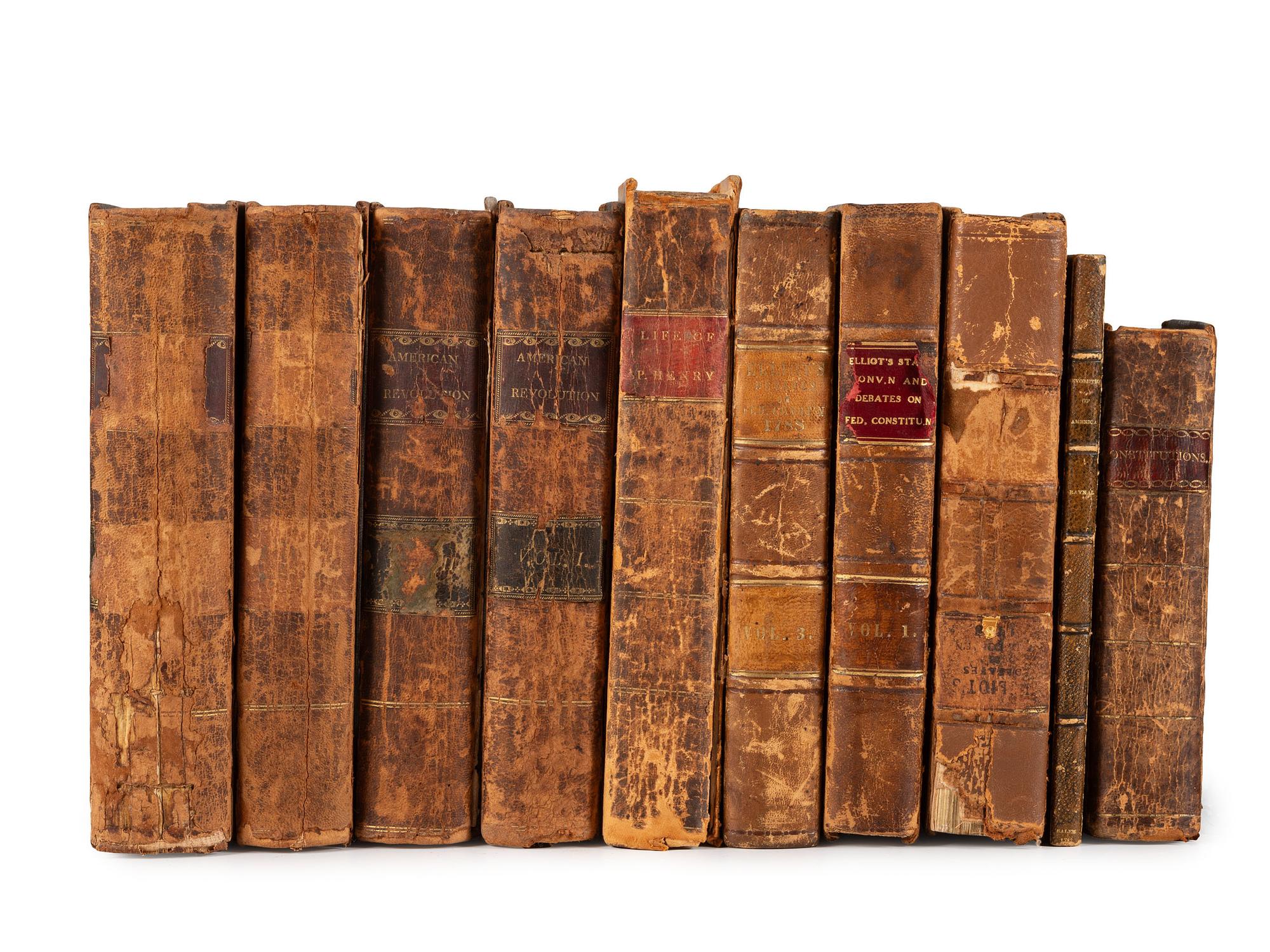 18th Century Americana [AMERICAN REVOLUTION]. A group of 6 titles, comprising: