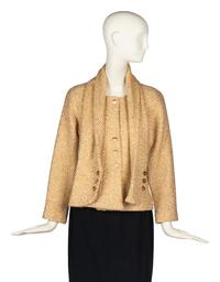 Chanel Tweed Jacket with Matching Scarf