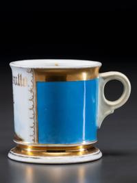 A Lawyer's Porcelain Occupational Shaving Mug