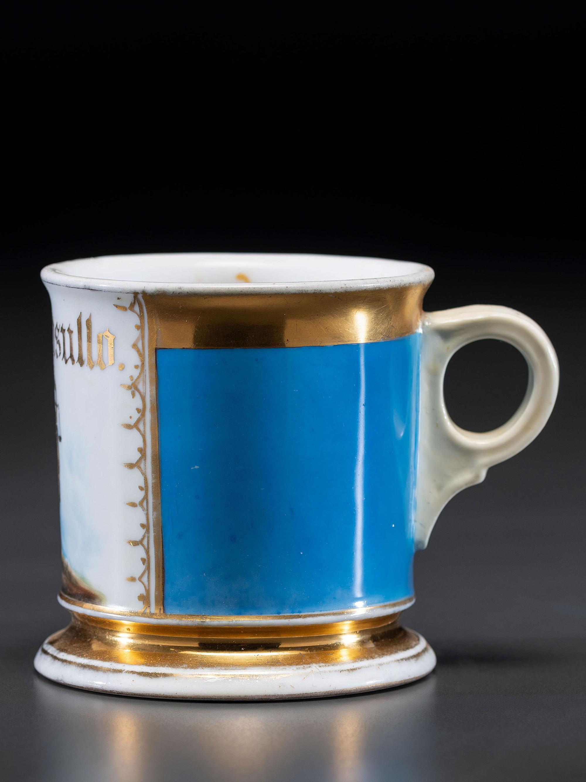 A Lawyer's Porcelain Occupational Shaving Mug