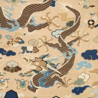 A large kesi tapestry "Dragons" panel