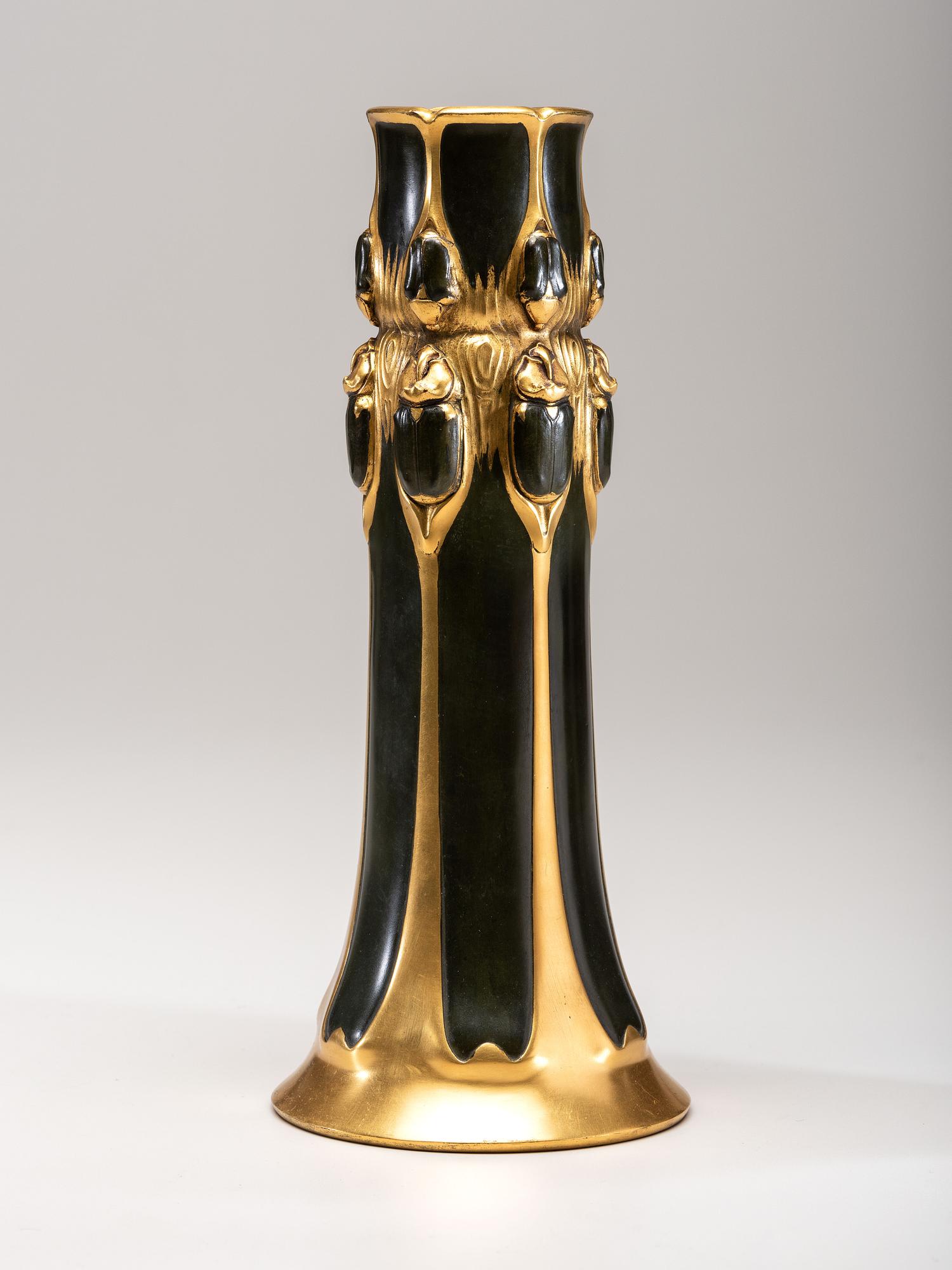 Scarab Vase, circa 1920