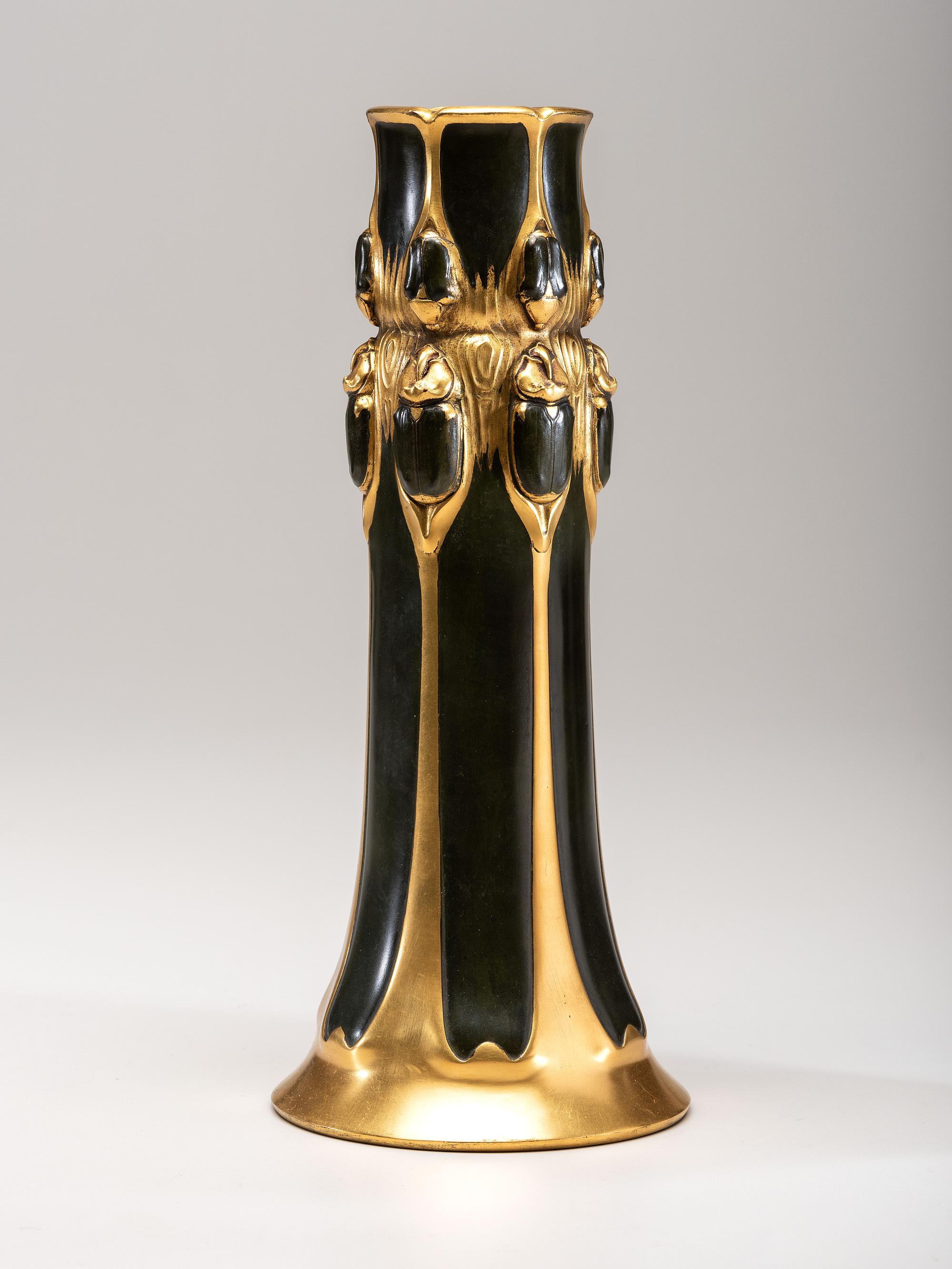 Scarab Vase, circa 1920