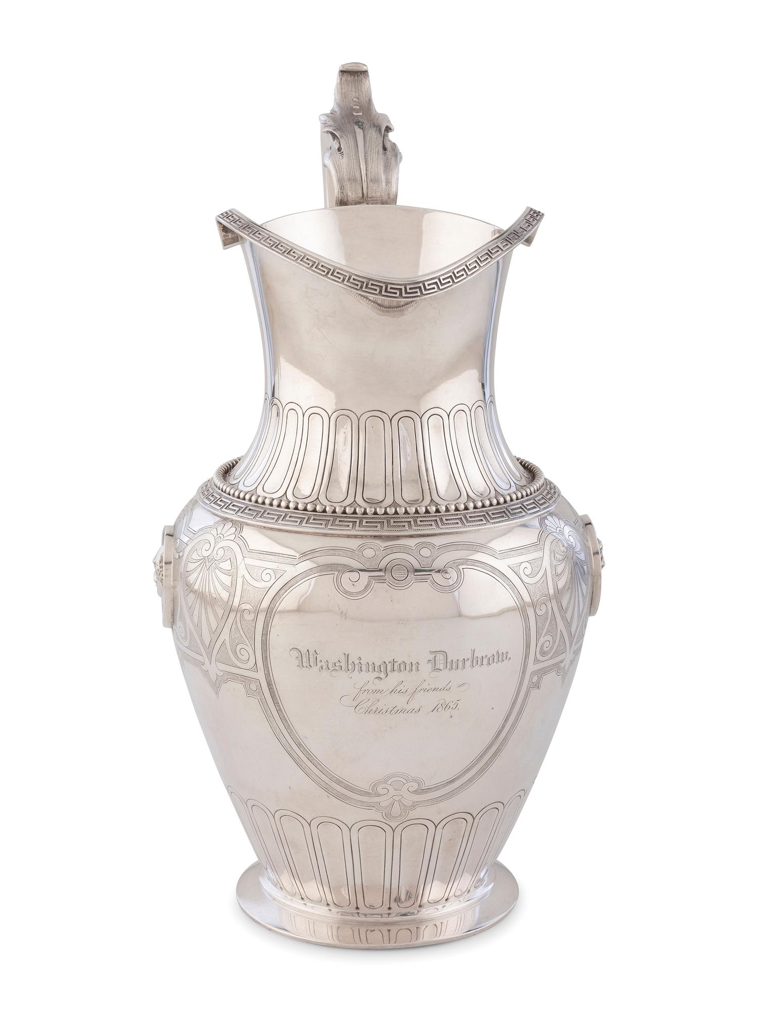 An American Silver Presentation Pitcher