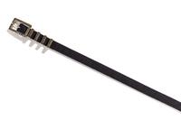 A Gianni Versace Black Silk Narrow Belt, Size 75/30.
