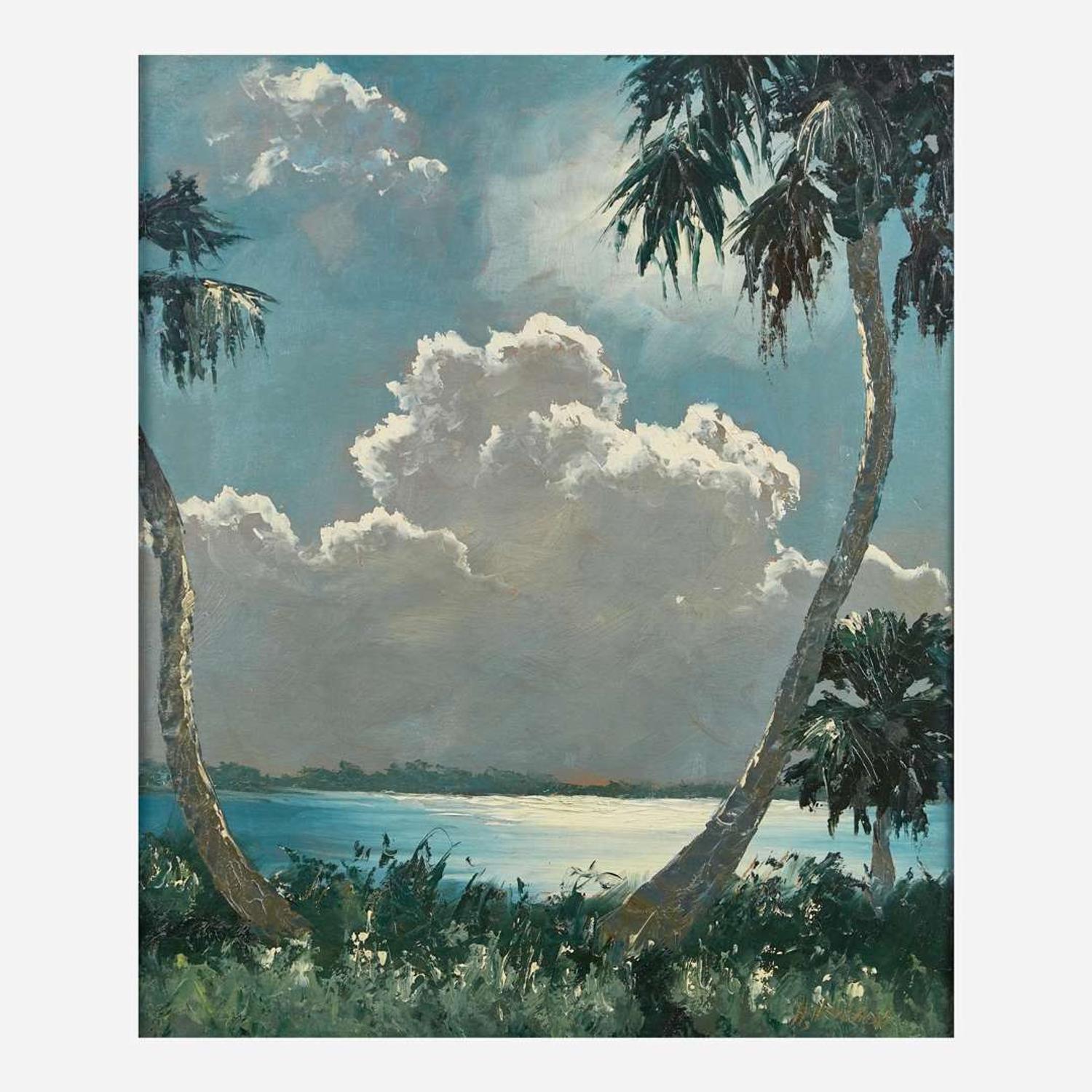 Harold Newton (American, 1934-1994) Florida Landscape