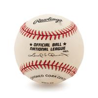 A Don Larsen Single Signed and Perfect Game Inscribed Baseball