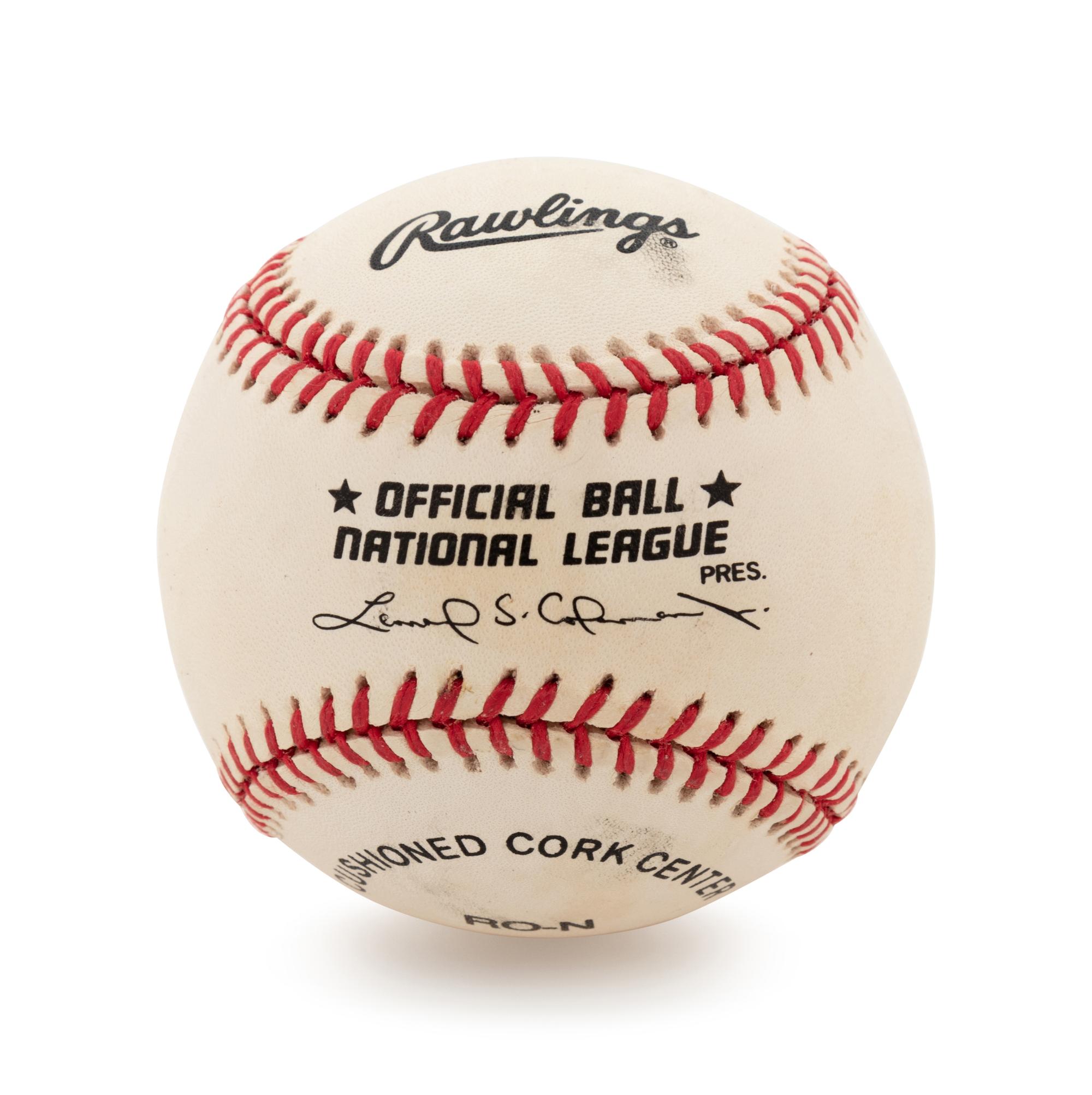 A Don Larsen Single Signed and Perfect Game Inscribed Baseball