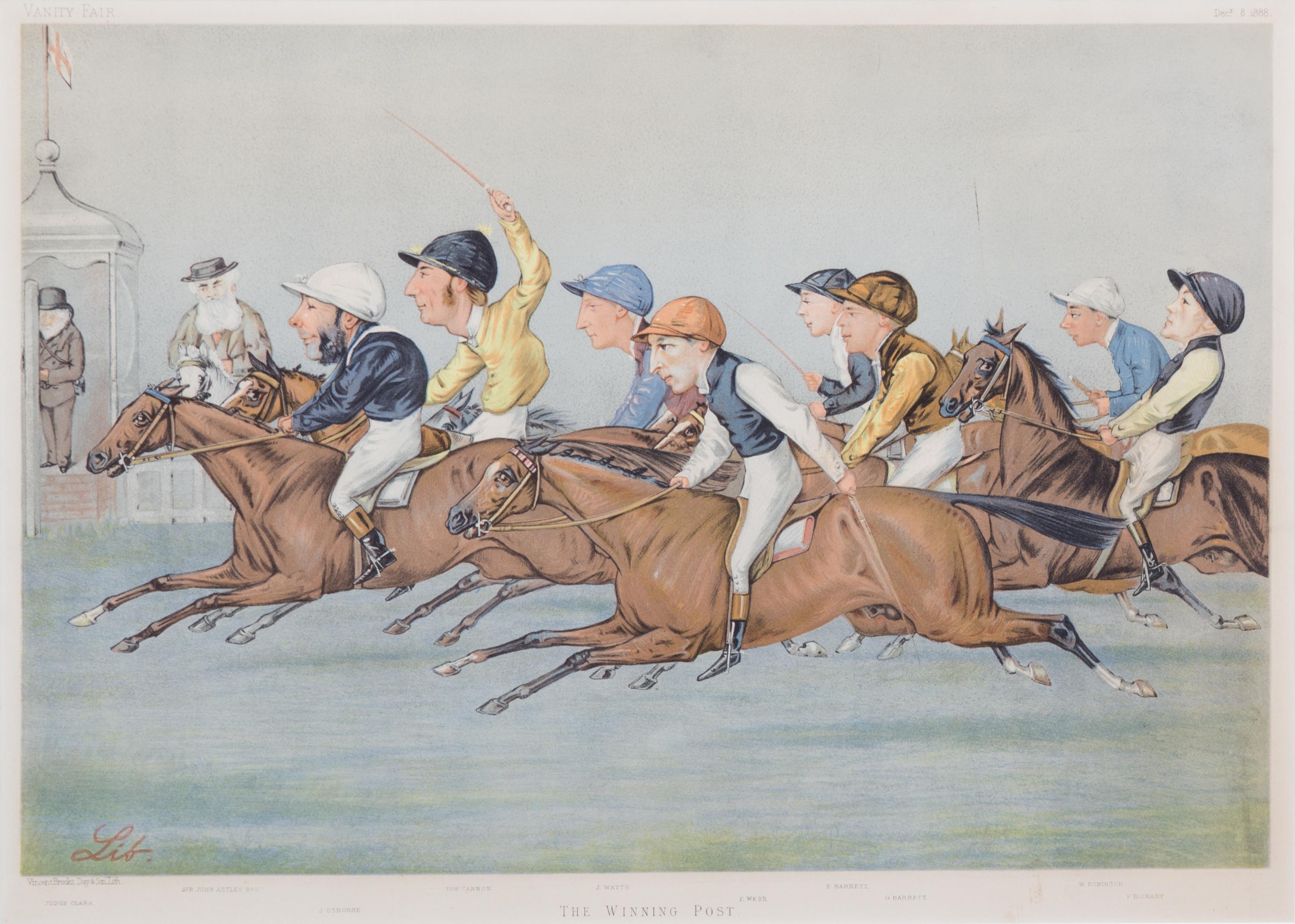 A Collection of Vanity Fair Jockey's Prints Largest image 12 1/2 x 7 1/2 inches. — 20TH CENTURY