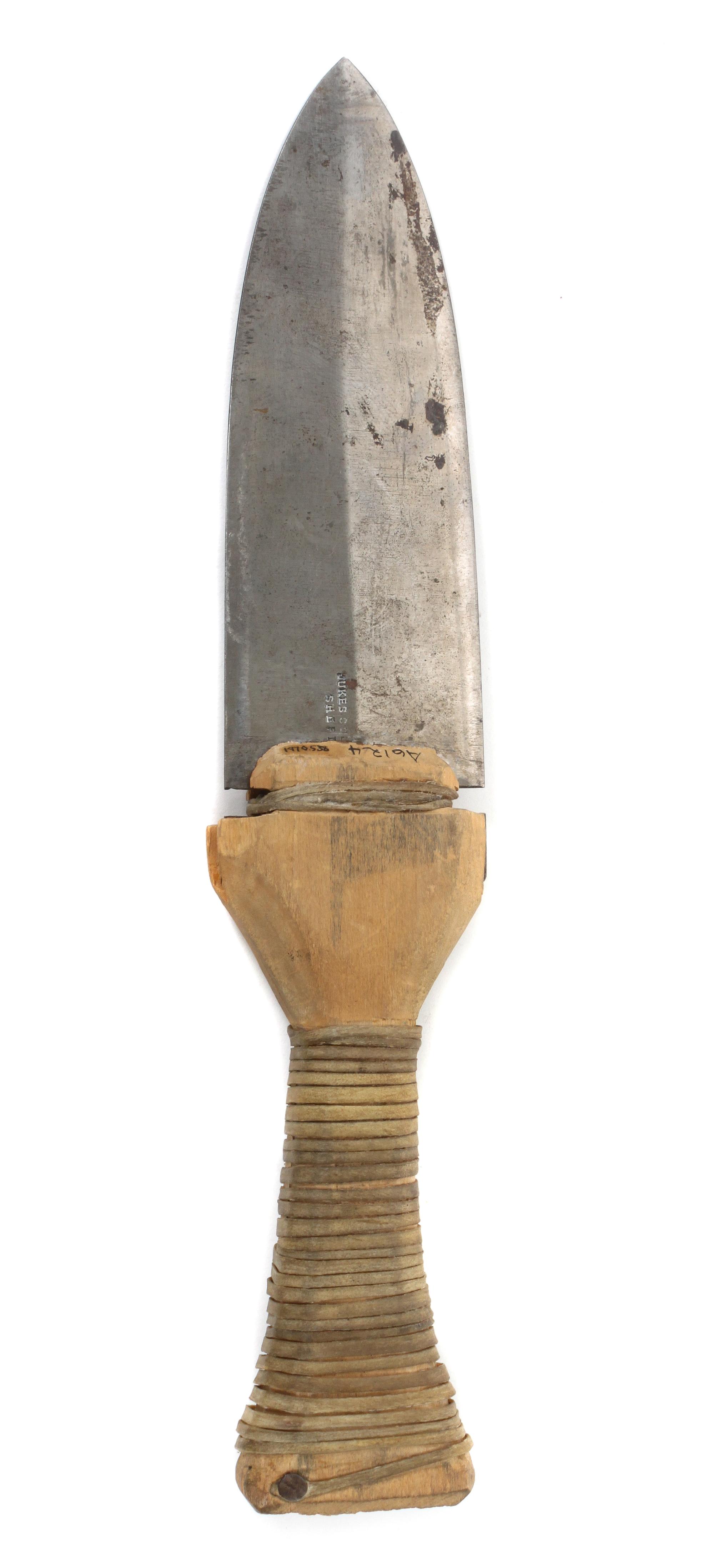 A Frontier Dag Knife Length of blade 7 1/2 inches.