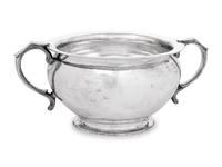 A Continental Silver Handled Bowl